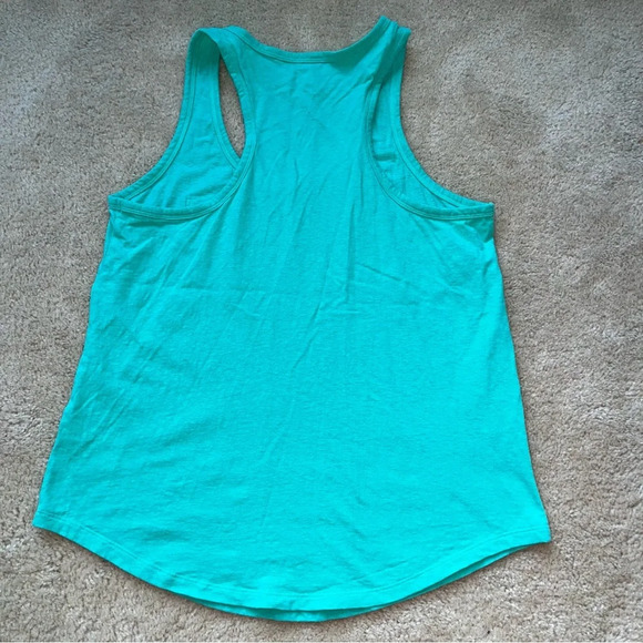 Gap Women’s Green Scoop Neck Tank Top - Size M - EUC - 100% Cotton - Picture 2 of 6